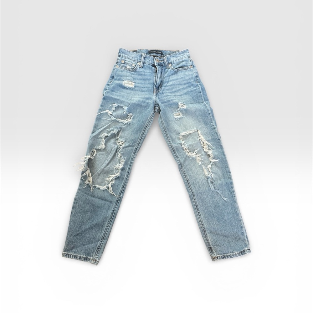 Aeropostale Sky Blue Mom Jeans 00